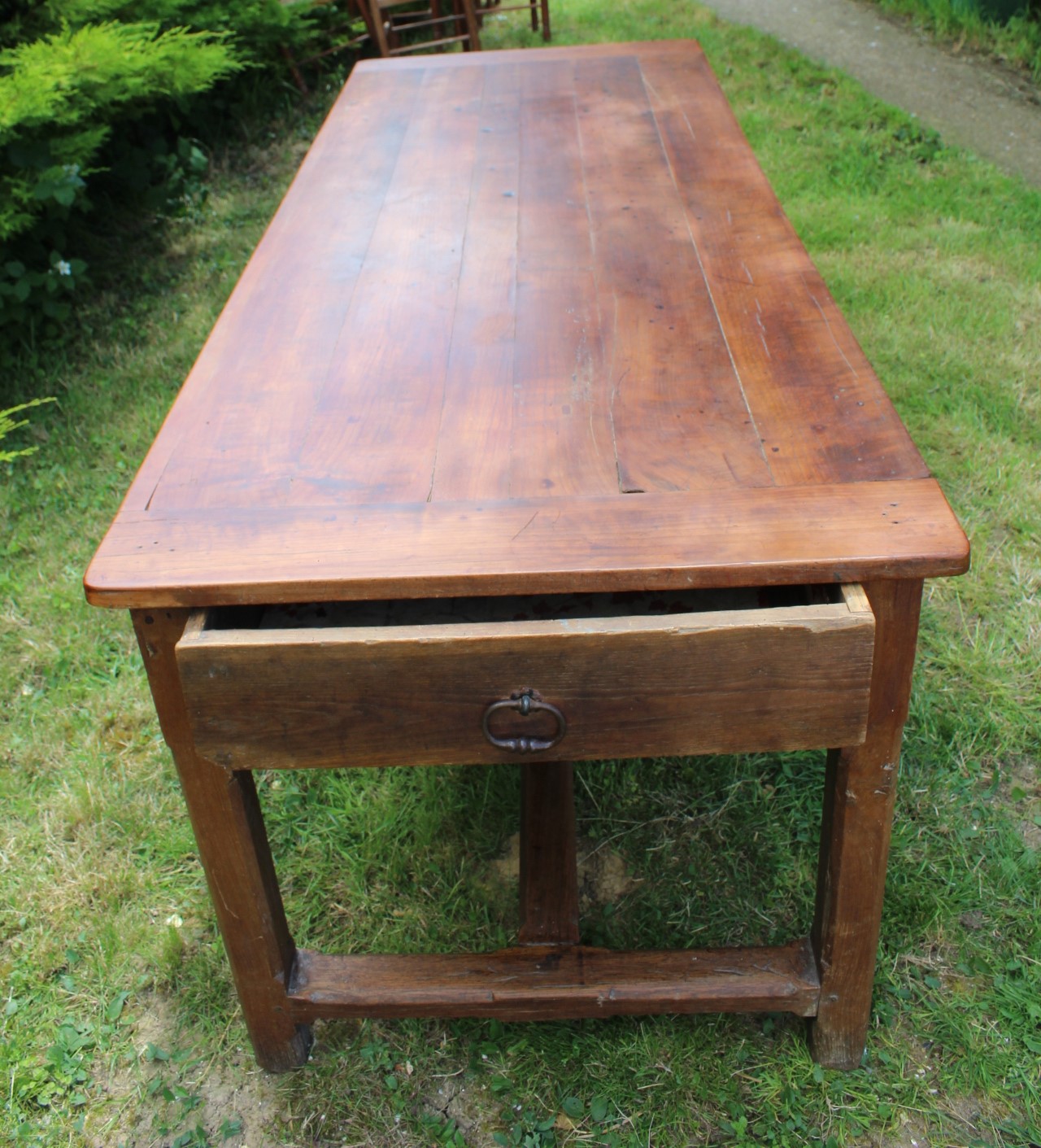 Antique French Cherrywood Farmhouse Provincial Table