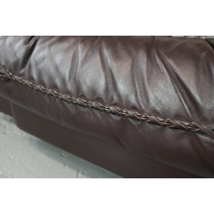 Pair of De Sede DS-101 leather lounge chairs