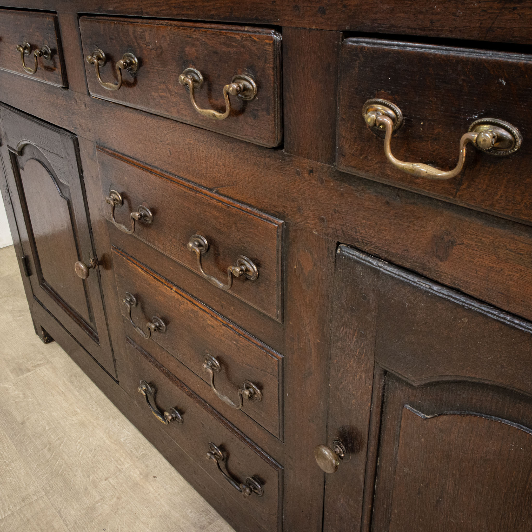 18th Century Oak Dresser with Plate Rack
