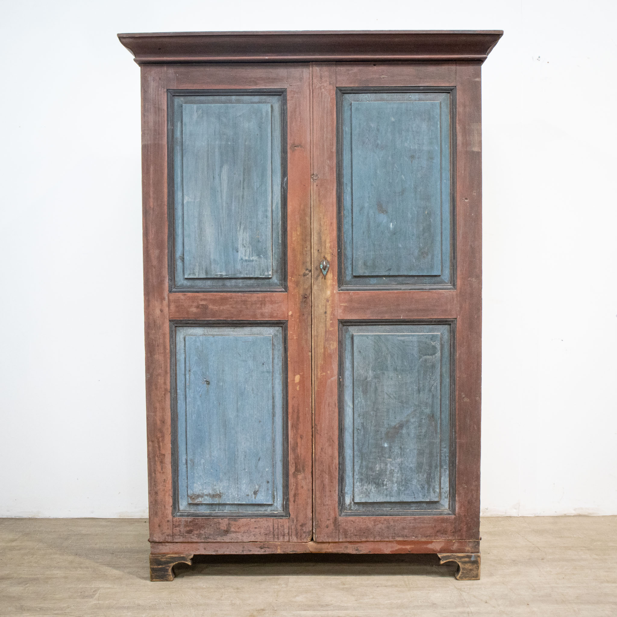 Tall Painted Two Door Cupboard
