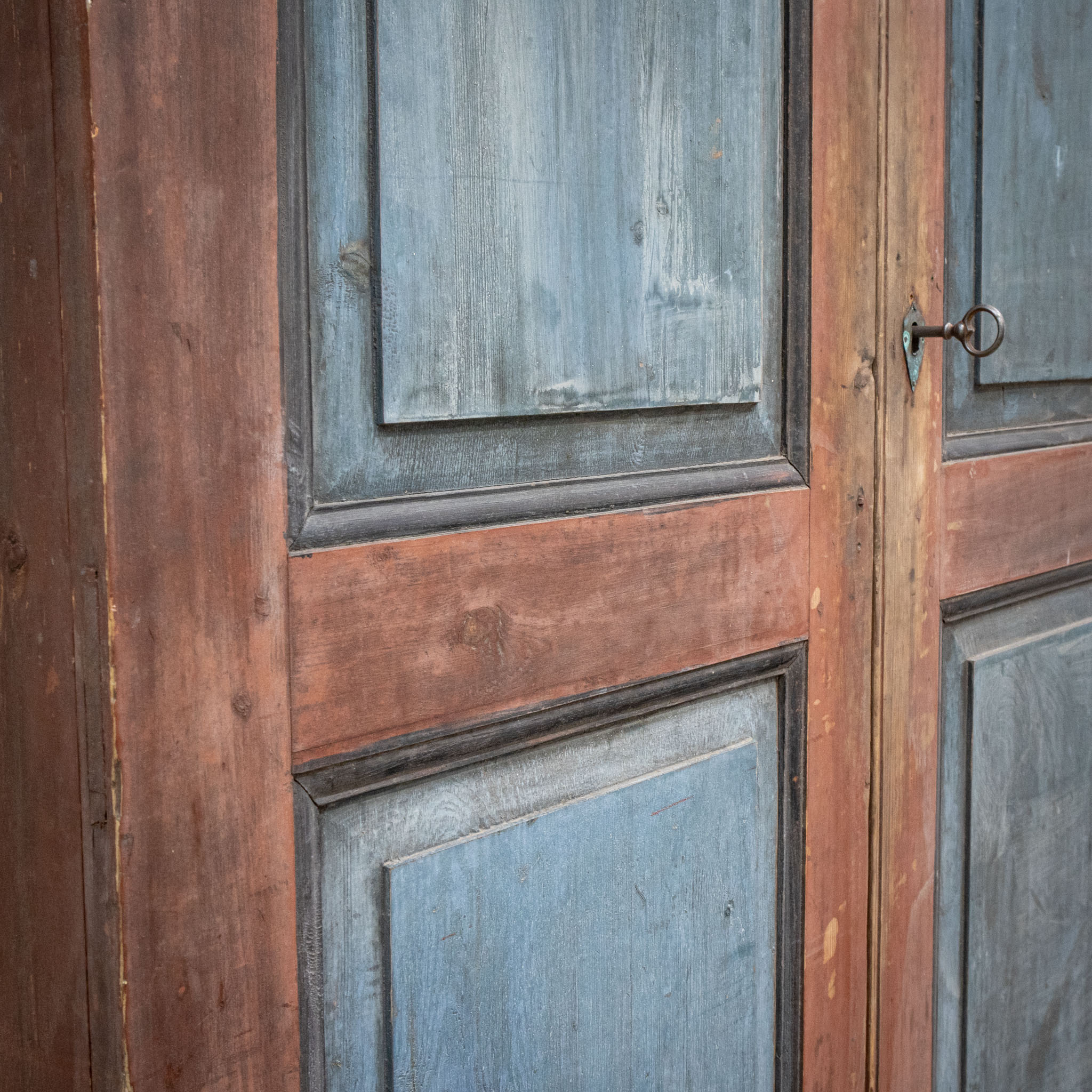 Tall Painted Two Door Cupboard