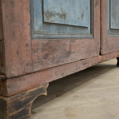 Tall Painted Two Door Cupboard - Image 11