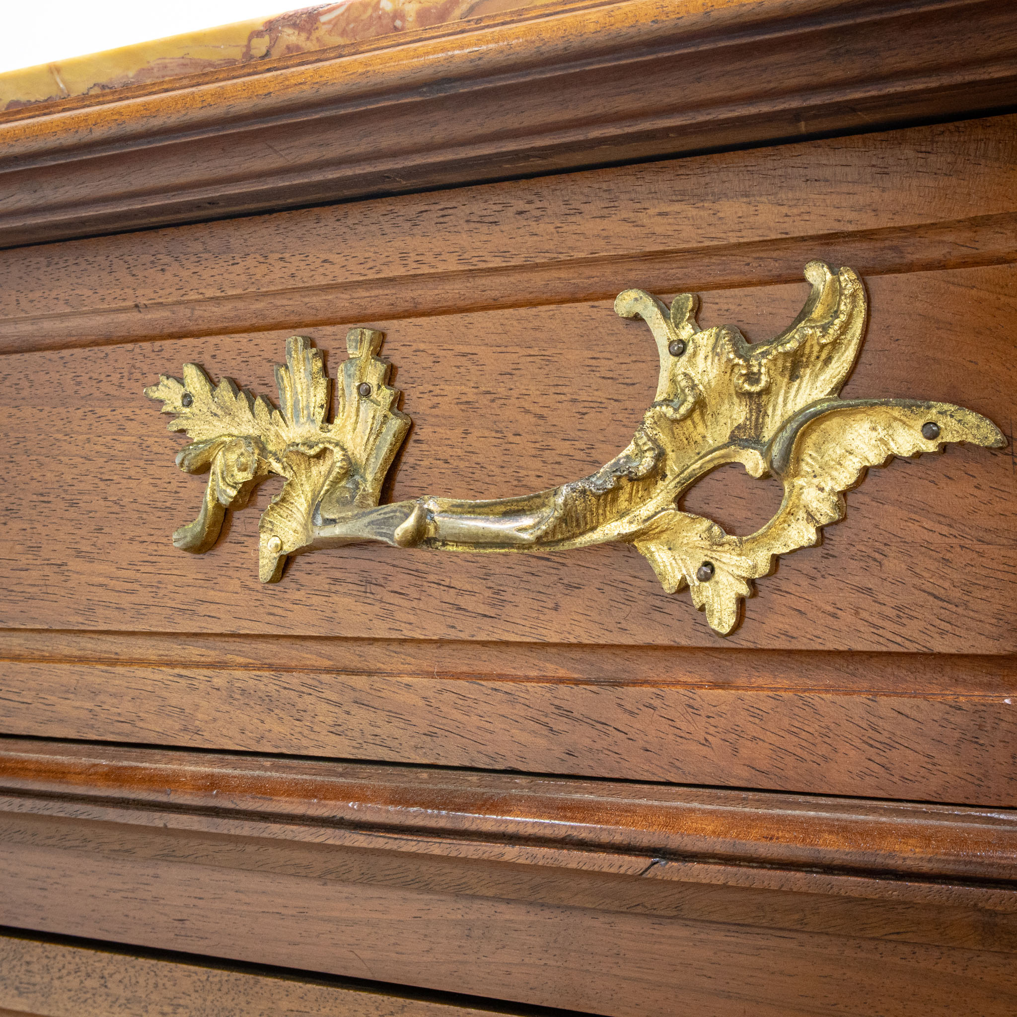 Louis XV Style Walnut Chest of Drawers