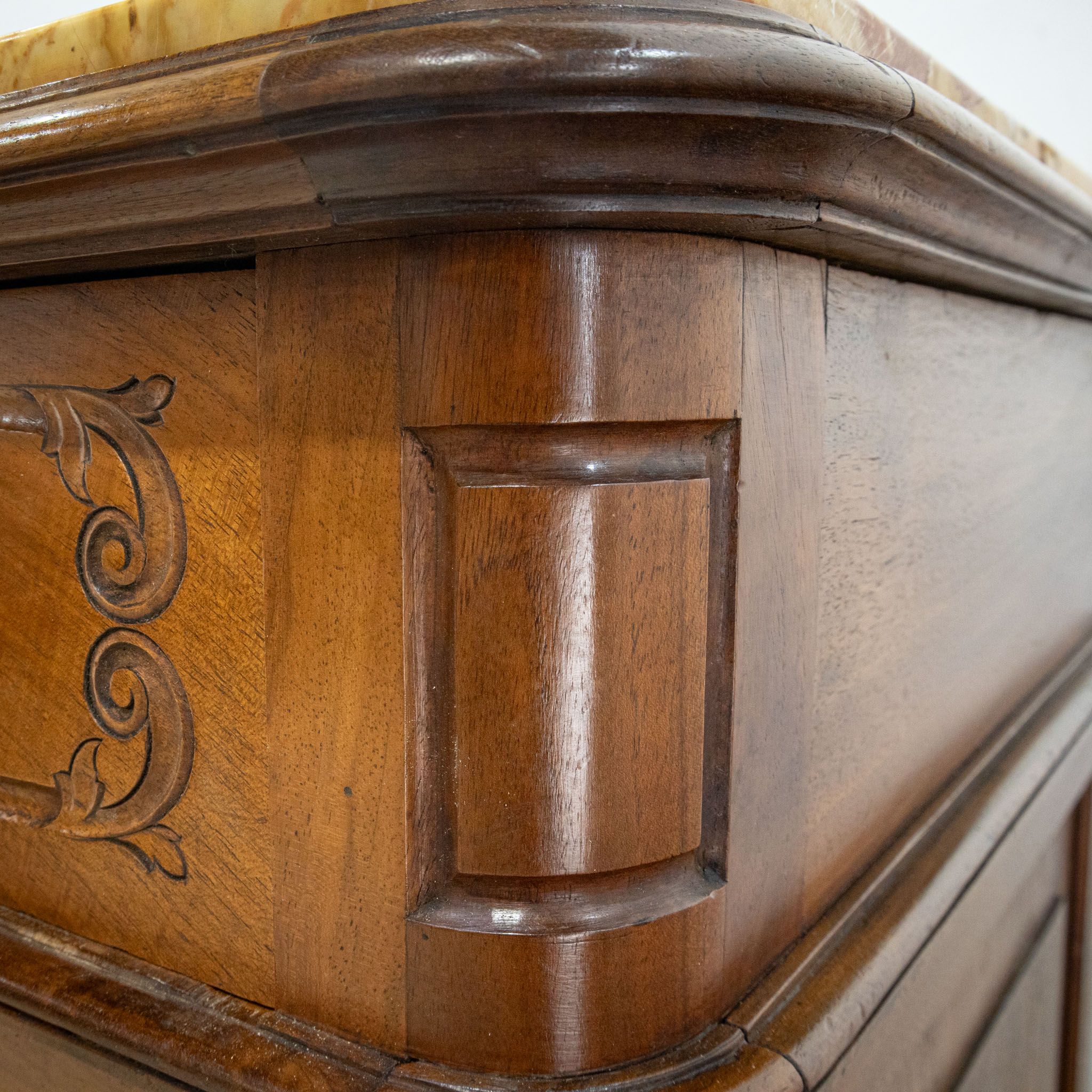 Louis XV Style Walnut Chest of Drawers