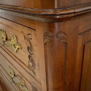 Louis XV Style Walnut Chest of Drawers