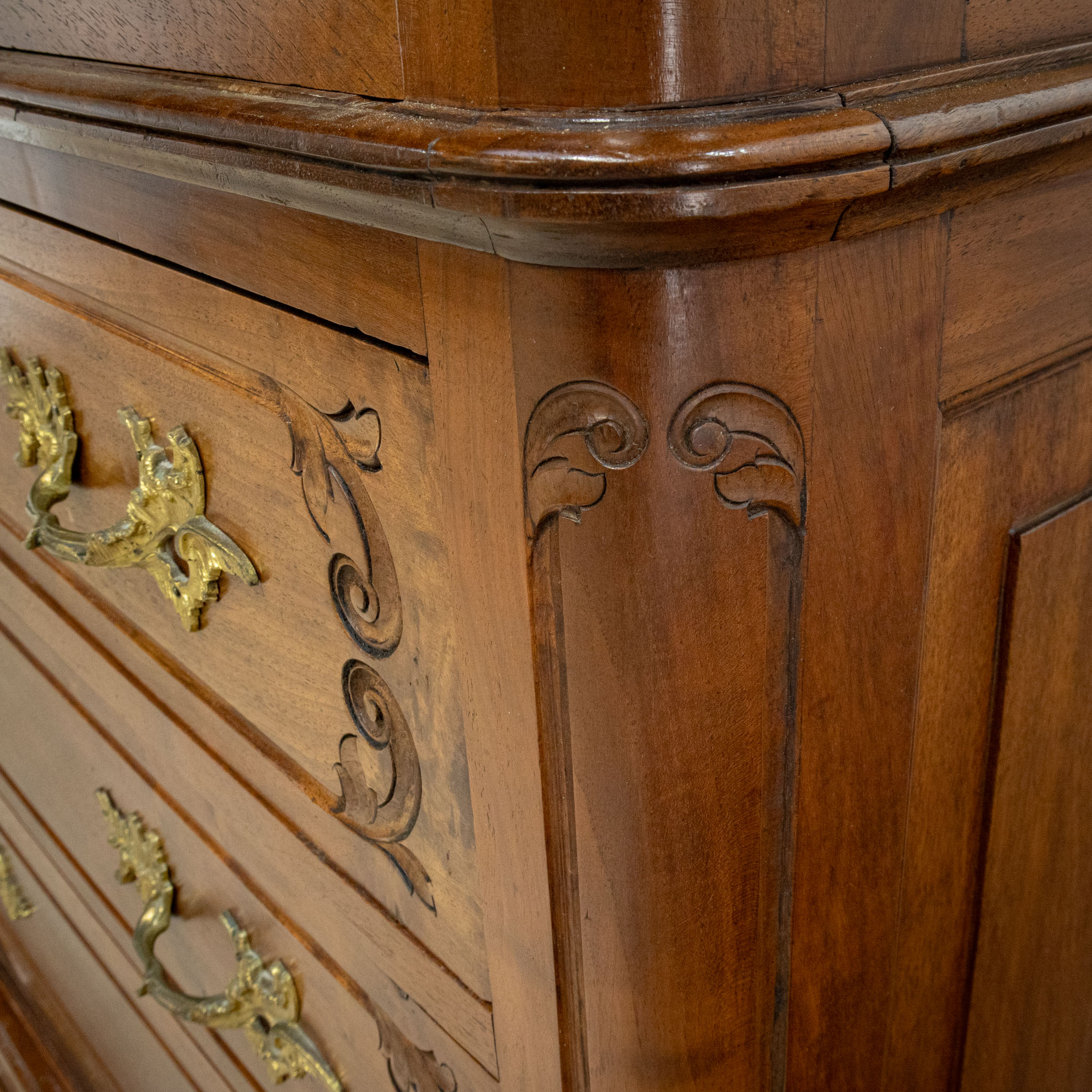 Louis XV Style Walnut Chest of Drawers