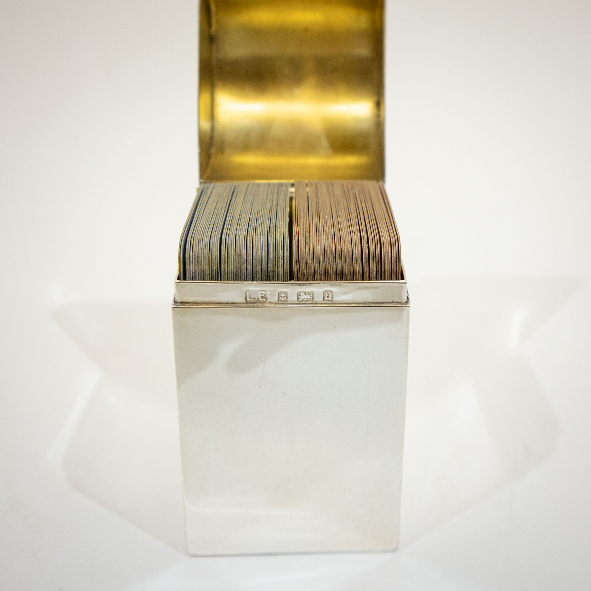 Victorian Silver Playing Card Holder