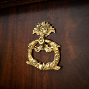 Mahogany Empire French Commode