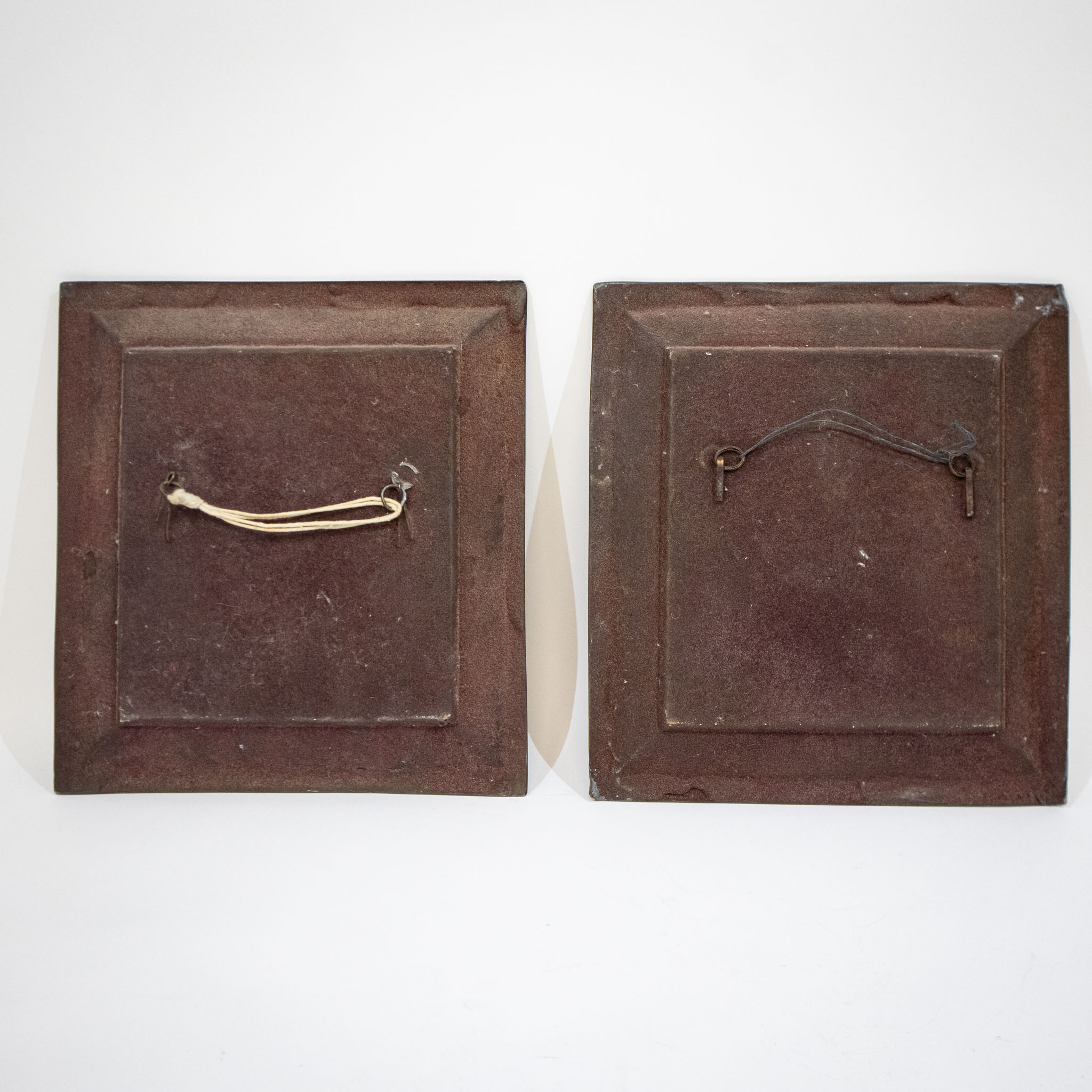 Pair of Copper Pictures by Albert Gilles