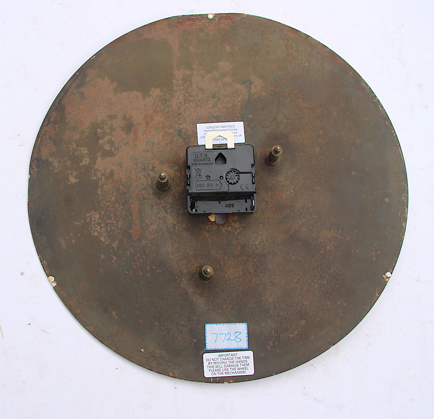 Antique British Clock Dial, 1900s