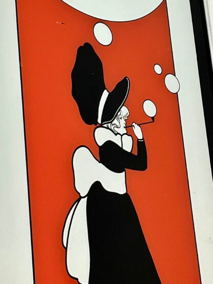 Vintage Art Deco Mirror Girl With Bubbles - Image 6