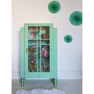Alice | Pistachio Green Display Cabinet