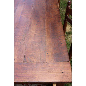 Antique French Cherrywood Farmhouse Provincial Table