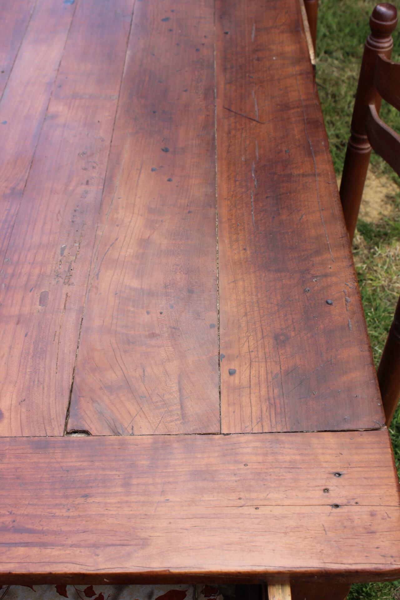 Antique French Cherrywood Farmhouse Provincial Table
