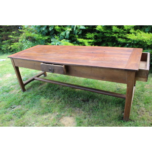 Antique French Cherrywood Farmhouse Provincial Table