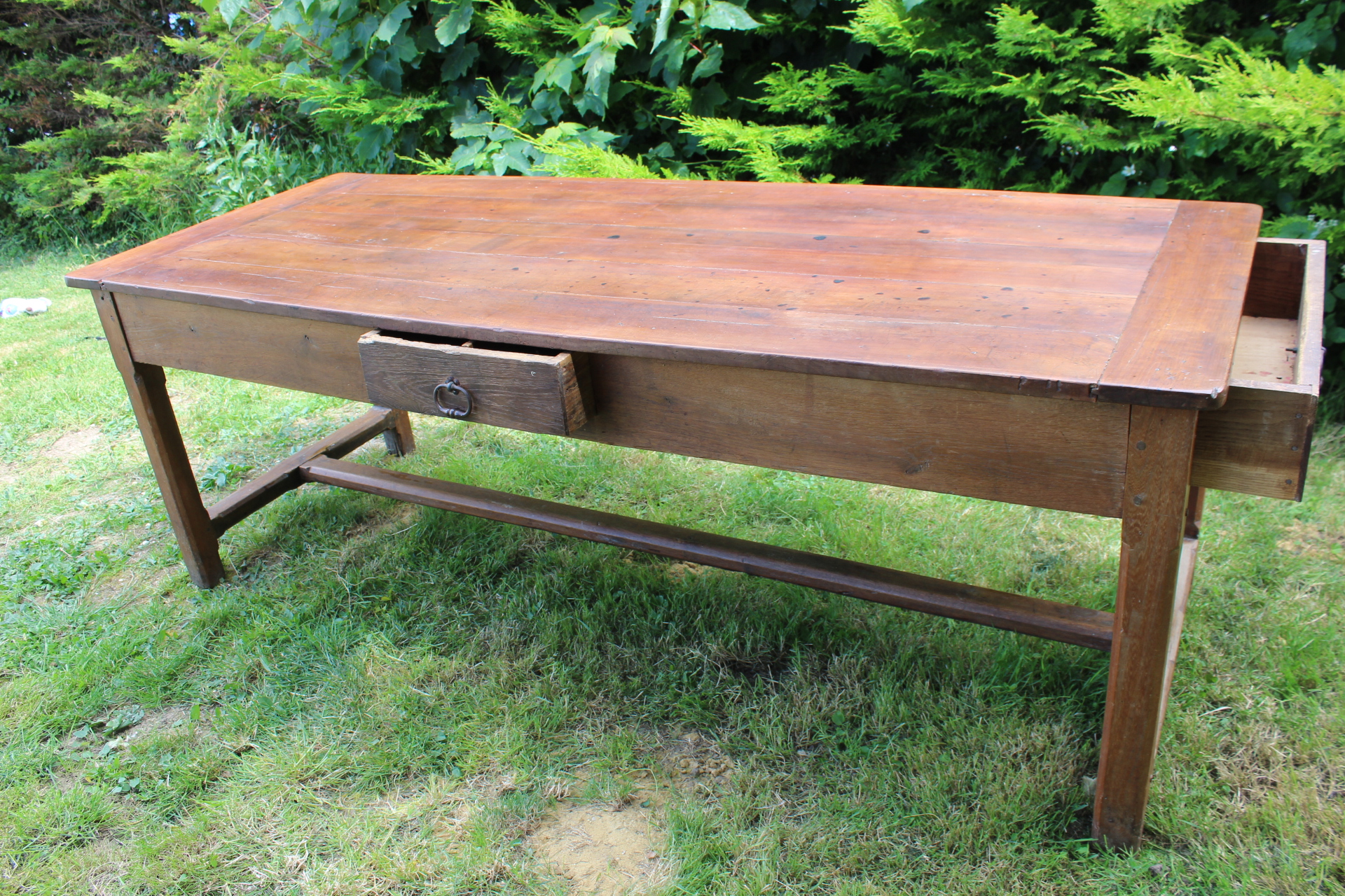 Antique French Cherrywood Farmhouse Provincial Table