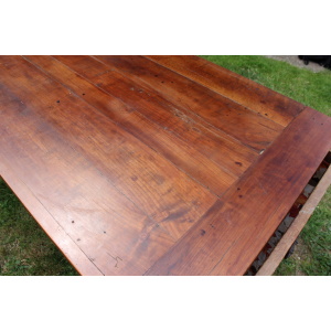 Antique French Cherrywood Farmhouse Provincial Table