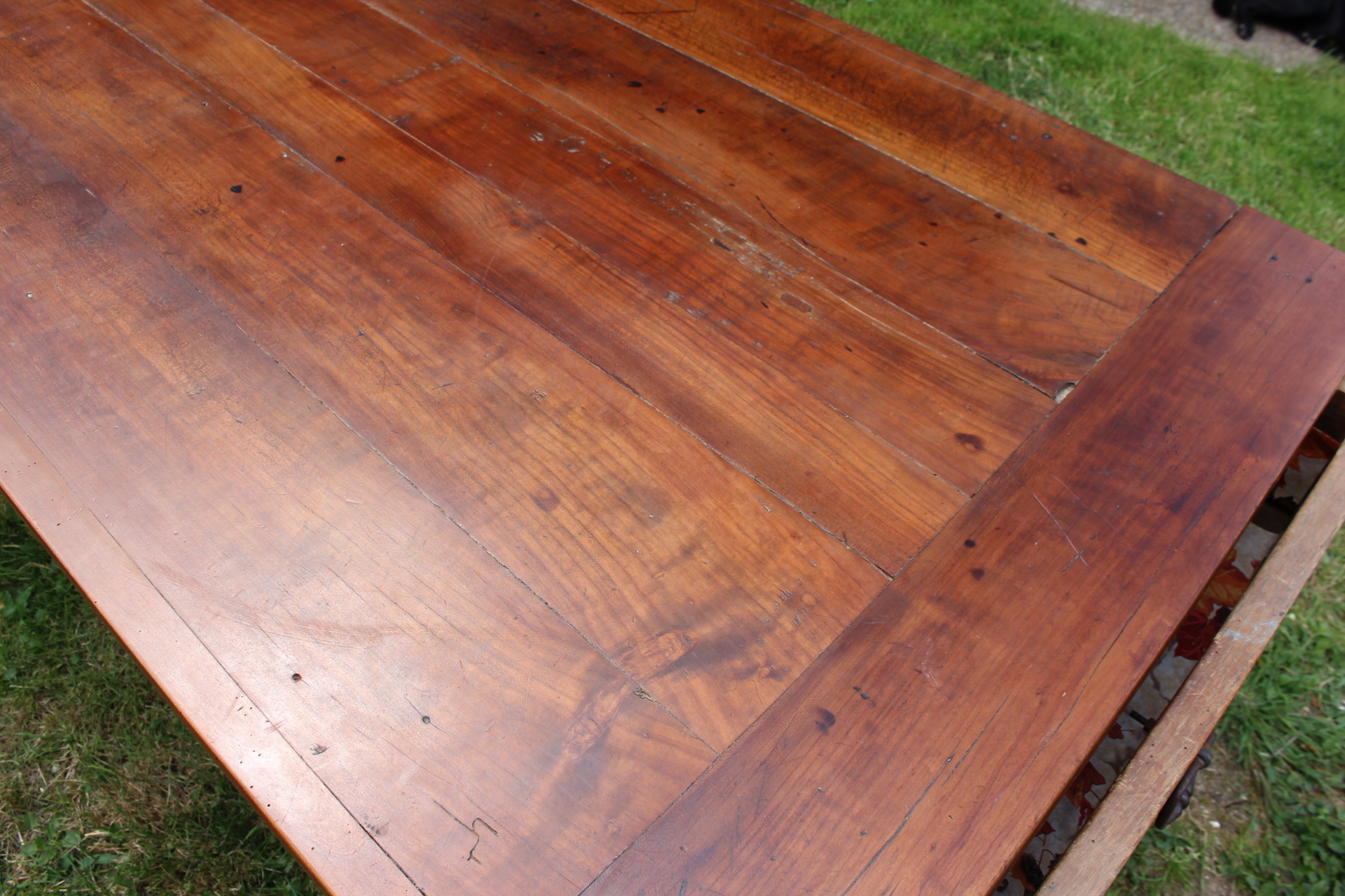 Antique French Cherrywood Farmhouse Provincial Table