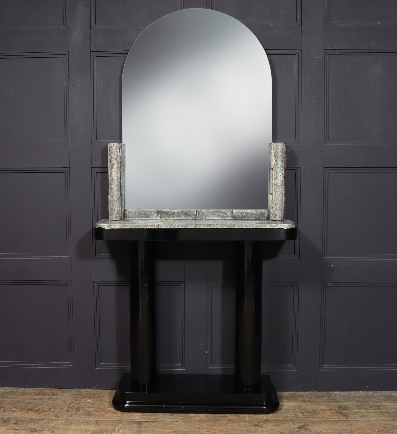 Art Deco Console & Mirror With Shagreen