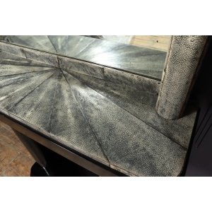 Art Deco Console & Mirror With Shagreen