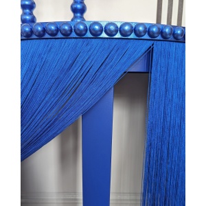 Delphine | Royal Blue Fringed Console Table
