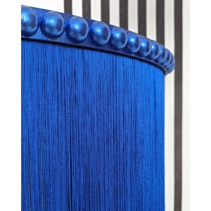 Delphine | Royal Blue Fringed Console Table