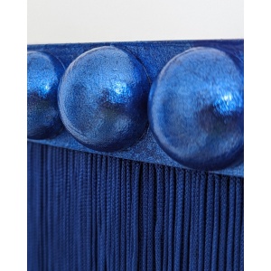 Delphine | Royal Blue Fringed Console Table