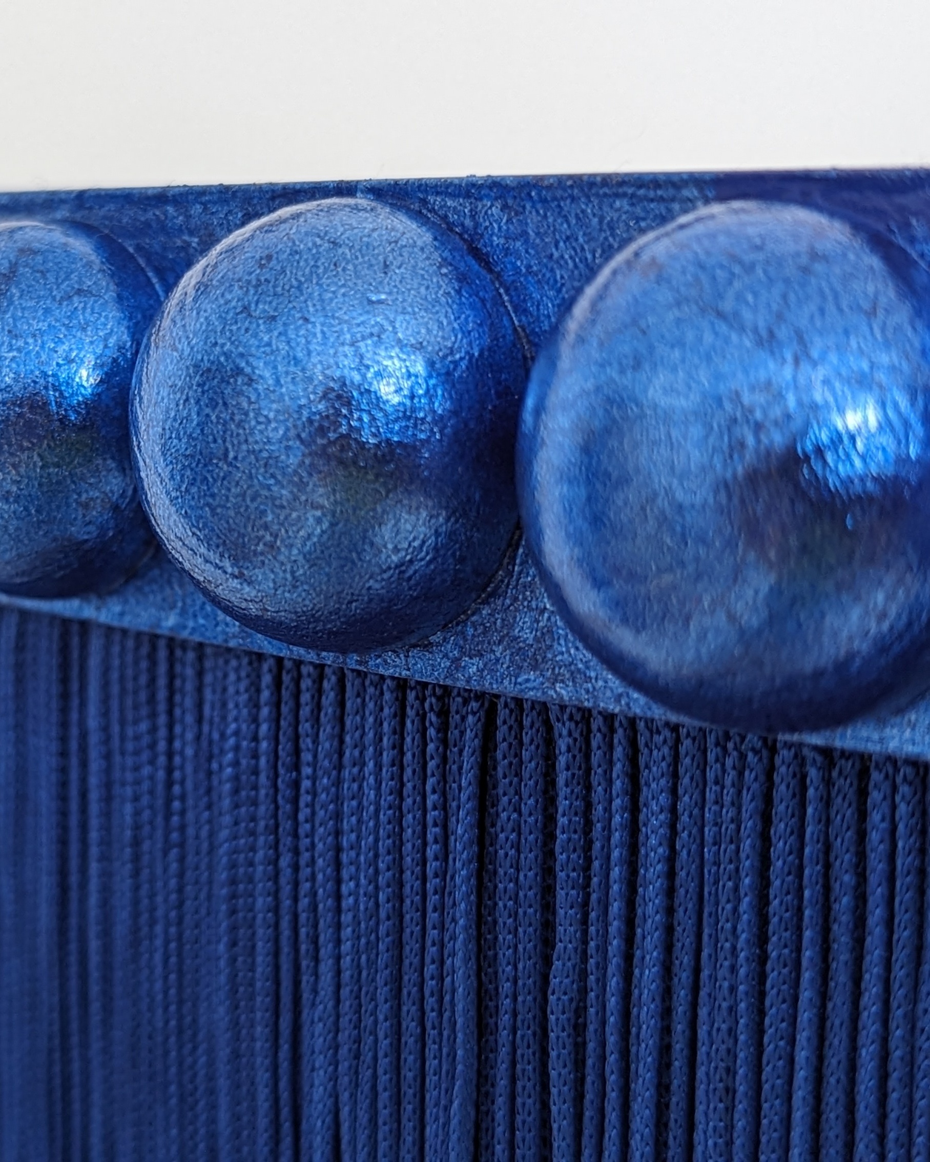 Delphine | Royal Blue Fringed Console Table