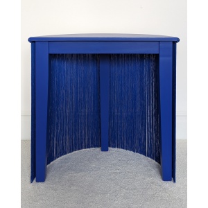 Delphine | Royal Blue Fringed Console Table