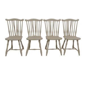 Four Mid-Century Modern Italian Lacquer Dining chairs by Pizzetti Roma, 1960s