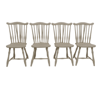 Four Mid-Century Modern Italian Lacquer Dining chairs by Pizzetti Roma, 1960s