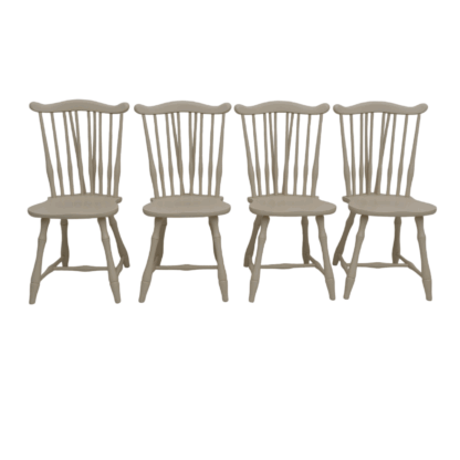 Four Mid-Century Modern Italian Lacquer Dining chairs by Pizzetti Roma, 1960s