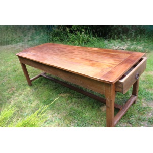 Antique French Cherrywood Farmhouse Provincial Table