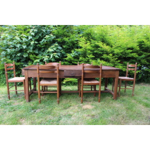 Antique French Cherrywood Farmhouse Provincial Table