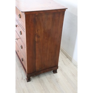 Antique Chest of Drawers in Walnut, Late 19th Century