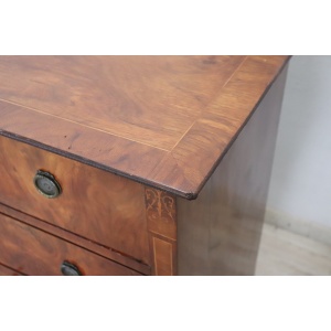 Antique Chest of Drawers in Walnut, Late 19th Century