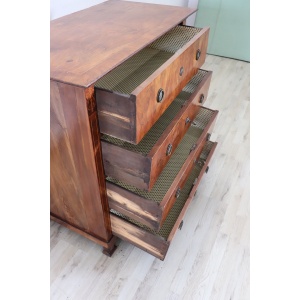 Antique Chest of Drawers in Walnut, Late 19th Century