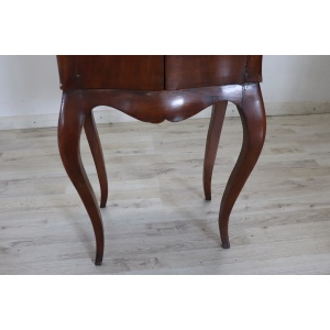 Antique Walnut Nightstand, Late 19th Century
