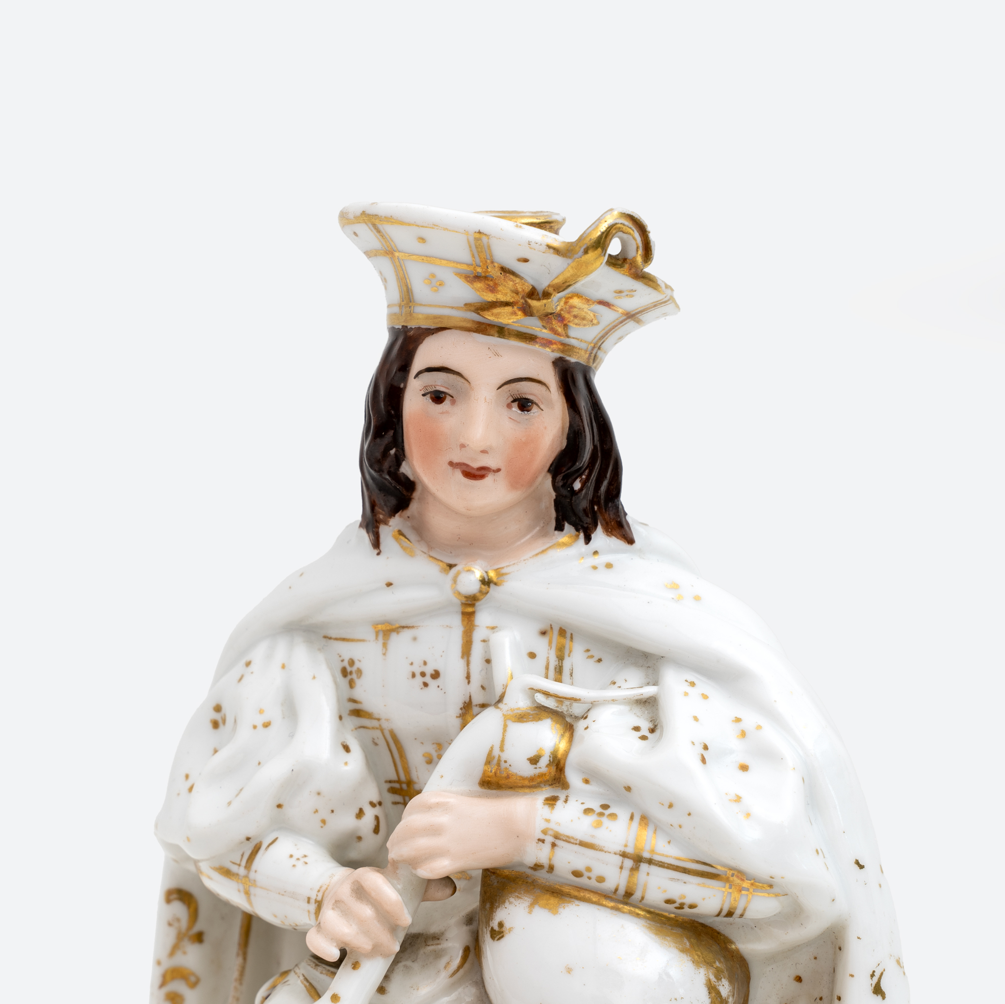 Pair of Mid-19th Century French Perfume Holder Figures by Jacob Petit
