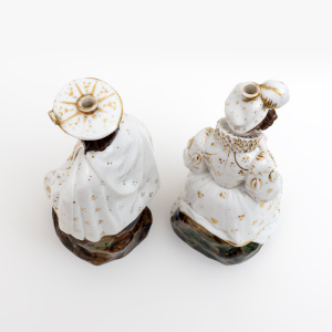 Pair of Mid-19th Century French Perfume Holder Figures by Jacob Petit