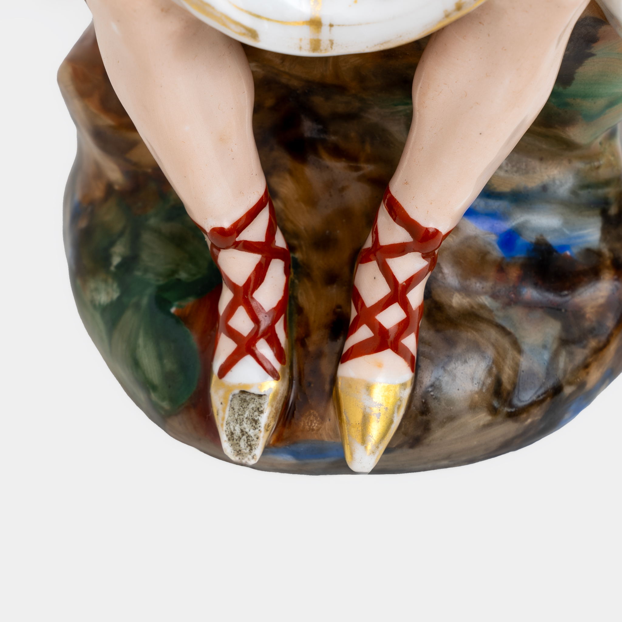 Pair of Mid-19th Century French Perfume Holder Figures by Jacob Petit