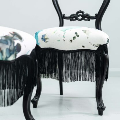 Fringed Balloon Back Chair by Jay & Co - Image 3