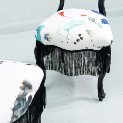 Fringed Balloon Back Chair by Jay & Co - Image 4