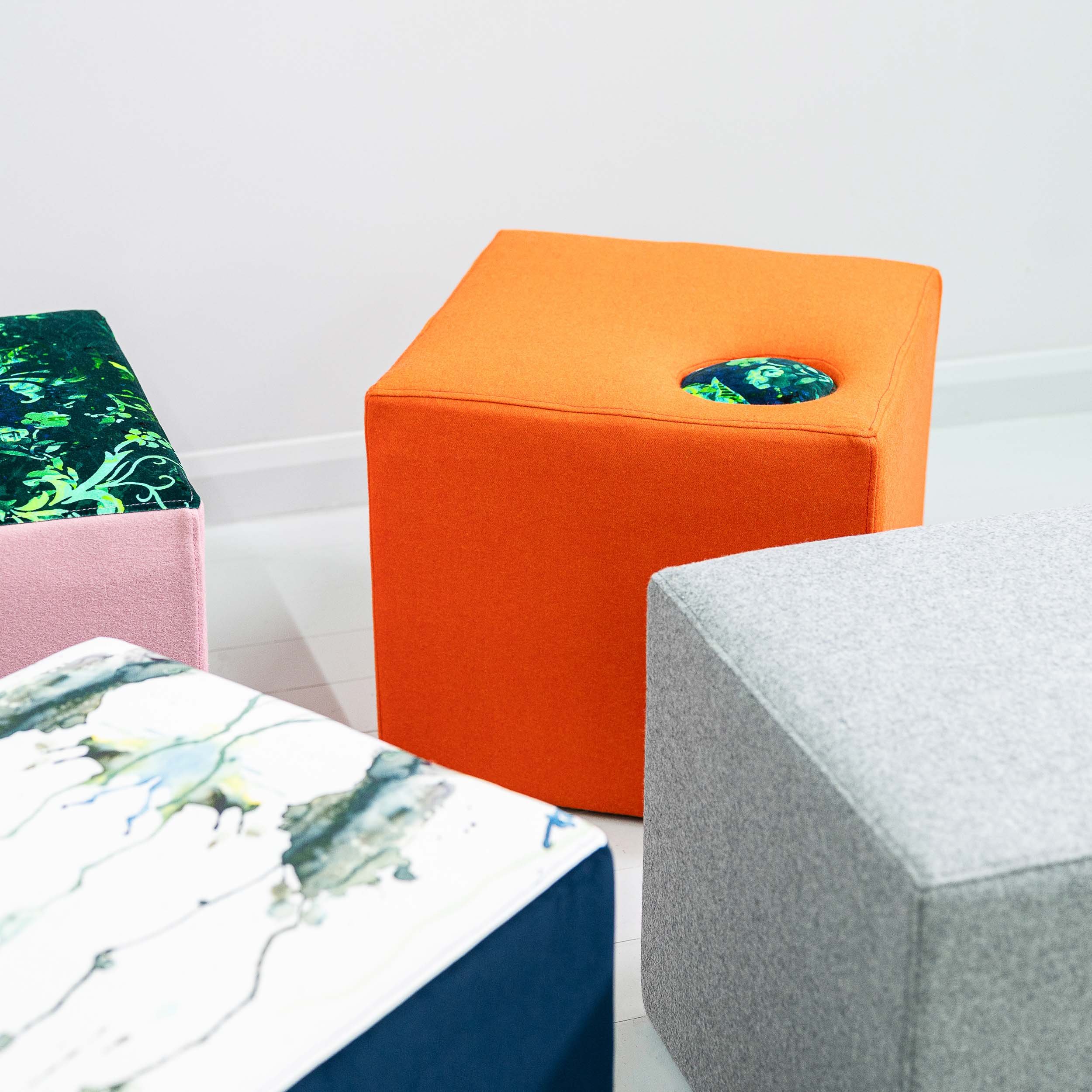 Cube Stool #4 by Jay & Co