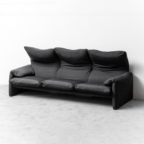 3 Seat Sofa Maralunga Cassina 1970s Vintage Modern Art