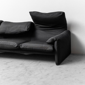 3 Seat Sofa Maralunga Cassina 1970s Vintage Modern Art