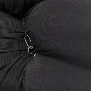 Black Fabric Armchair Chameleonda M. Bellini B&B 70's Modern Vintage