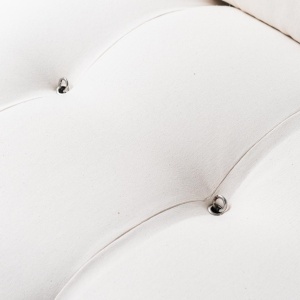 Chameleonda White Cotton Armchair M. Bellini B&B 70's Modern Vintage