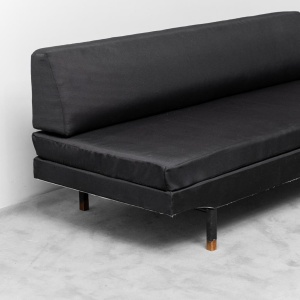 Vintage 3 Seater Sofa Dormeuse Flexform Zanuso Modern 1950s