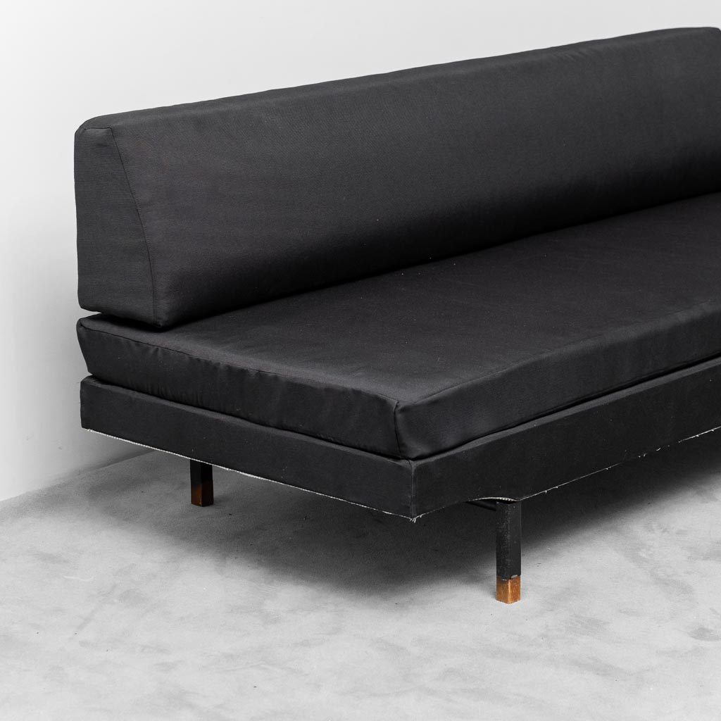 Vintage 3 Seater Sofa Dormeuse Flexform Zanuso Modern 1950s